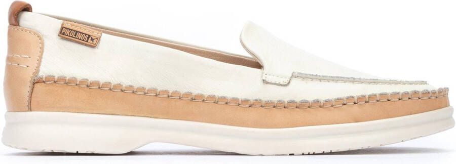 Pikolinos Instappers Gandia W2Y-3802 Wit Beige Combi