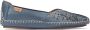 Pikolinos Blauwe Leren Loafer voor Dames Blue Dames - Thumbnail 1