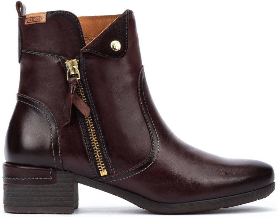 Pikolinos Stijlvolle bruine enkellaarsjes voor dames Brown Dames