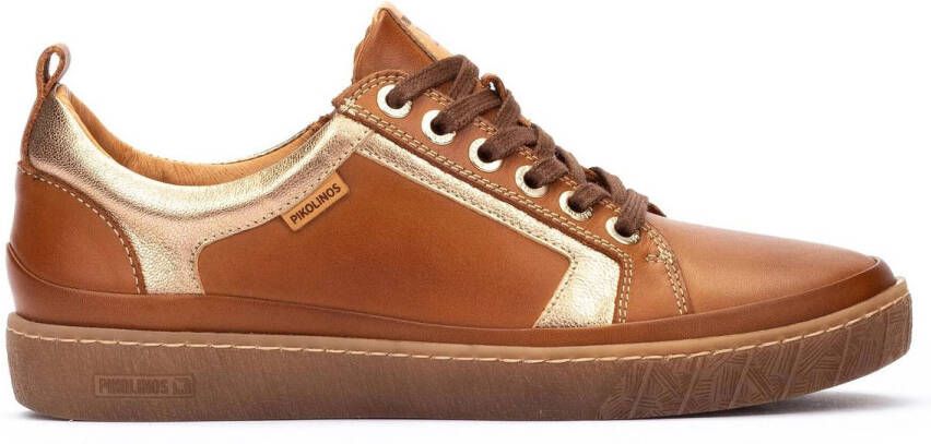 Pikolinos Lanzarote dames sneaker bruin