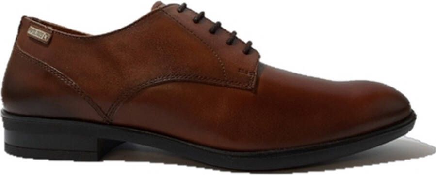 Pikolinos Elegante Veterschoen voor Formele Gelegenheden Brown Heren