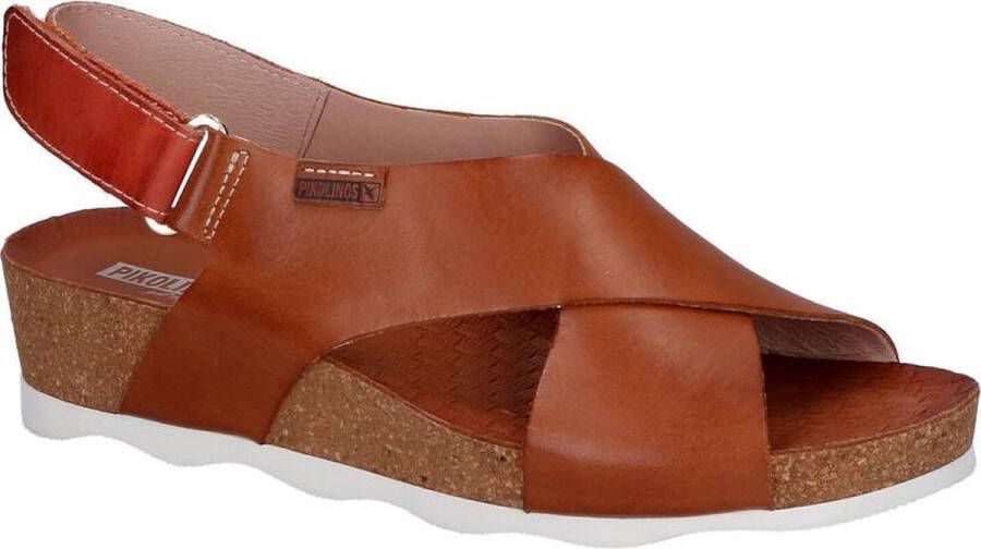 Pikolinos Mahon Cognac Sandalen Dames