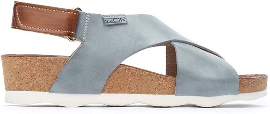 Pikolinos Mahon dames sandaal blauw