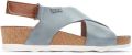 Pikolinos Mahon dames sandaal blauw - Blauw