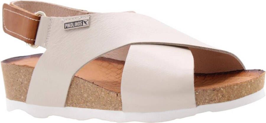 Pikolinos Romantische sleehak sandalen White Dames - Foto 1