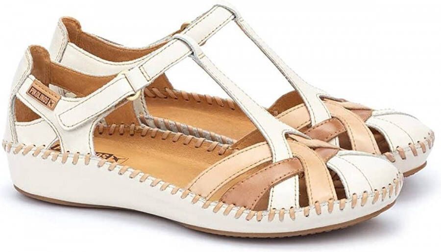 Pikolinos Stijlvolle 'Vallarta' Sandaal voor Dames White Dames - Foto 2