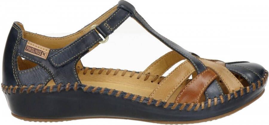Pikolinos Stijlvolle Vallarta Sandaal voor Dames Blue Dames