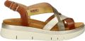 Pikolinos Bruine damessandaal Stijlvolle Palma Multicolor Dames - Multicolor