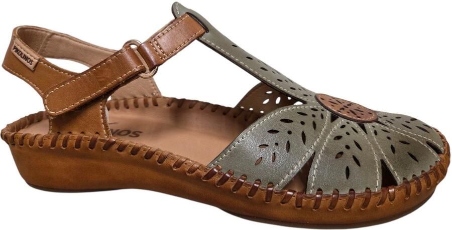 Pikolinos 655-0841 ~~~~~~~~~~~~~~~~~~~~ Platte sandalenDames Sandalen Groen