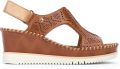 Pikolinos Sandalen met sleehak Aguadulce - Bruin
