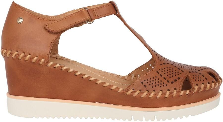 Pikolinos Bruine dames sleehak sandalen voor de zomer