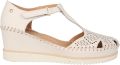 Pikolinos Comfortabele sleehaksandaal Off white - Wit