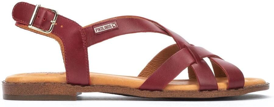 Pikolinos Rode Damessandaal Algar Stijl