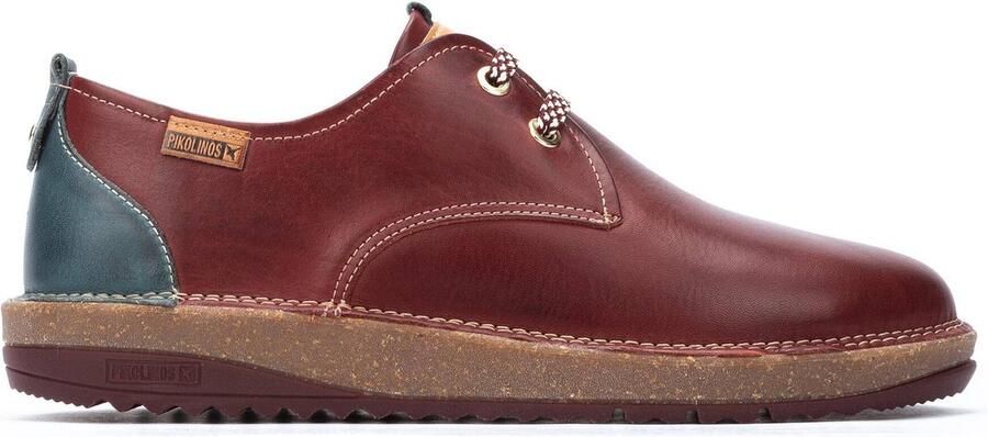Pikolinos Comfortabele veterschoen voor dames Red