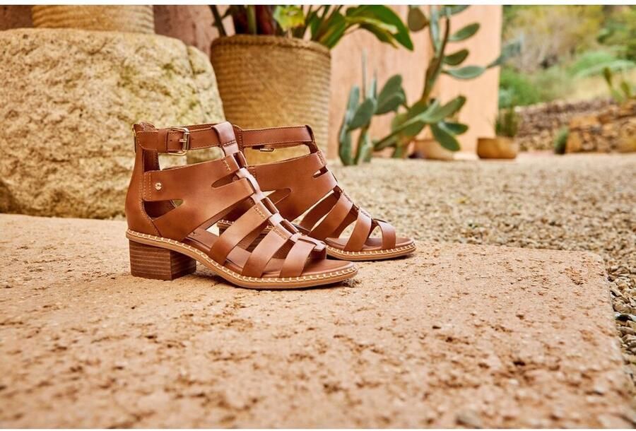 PIKOLINOS Sandaaltjes BLANES zomerschoen sandaal blokhak met hielrits - Foto 2