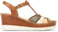 Pikolinos W3Z-1836 ~~~~~~~~~~~~~~~~~~~~ Sandalen met hak Dames Sandalen Bruin - Bruin