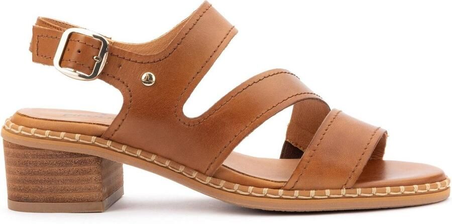 Pikolinos Bruine leren sandalen van Blanes