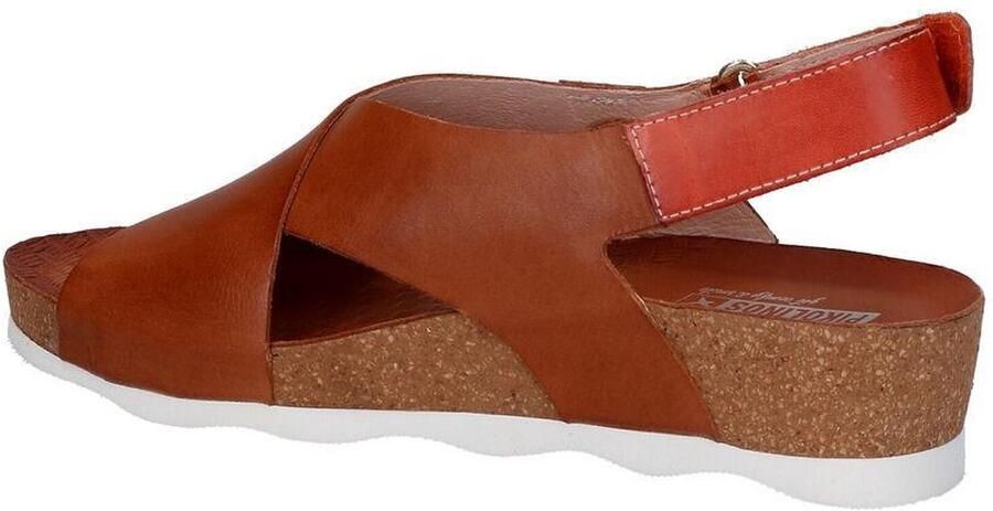 Pikolinos Romantische Mahon Sleehak Sandalen Brown Dames - Foto 7