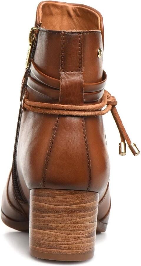 Pikolinos -Dames cognac caramel enkellaarzen - Foto 5