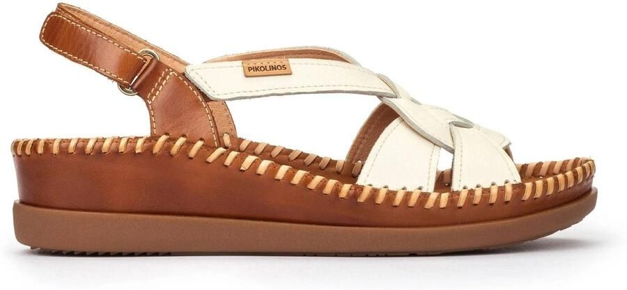 Pikolinos Sandaal Cadaques W8K 1839 Nata Wit Bruin Combi - Foto 2