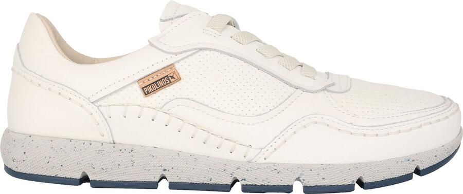 Pikolinos 'Fuencarral' Off White Leren Sneaker