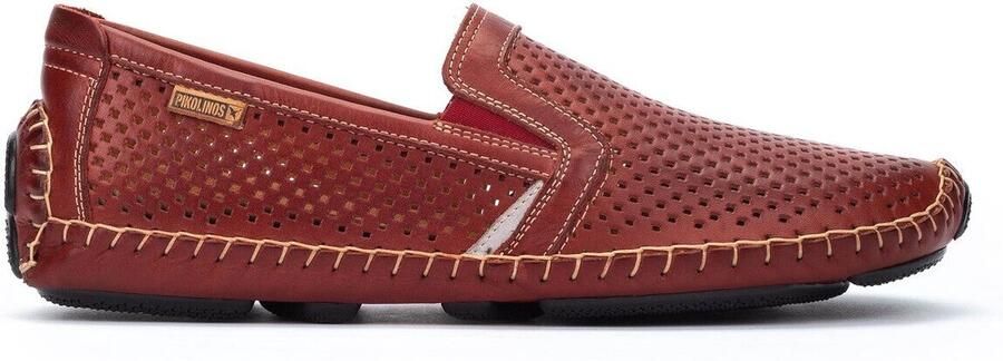 Pikolinos Rode geperforeerde herenloafer