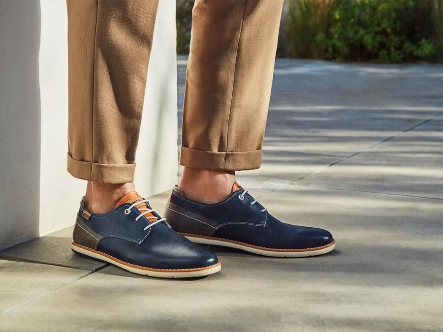 Pikolinos Jucar heren veterschoen Blauw - Foto 2