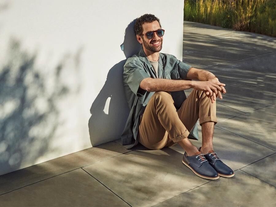 Pikolinos Jucar heren veterschoen Blauw - Foto 3