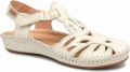 Pikolinos P.VALLARTA Dames Sandaal ballerina Gebroken Wit - Wit