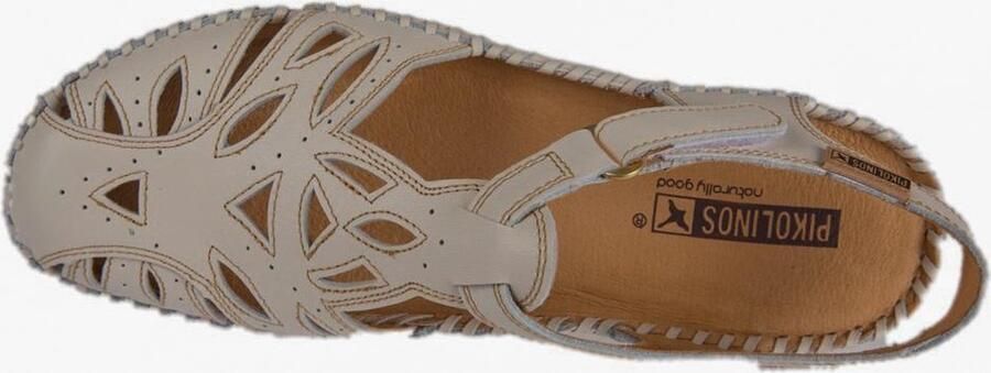 Pikolinos Elegante Vallarta Sandaal Off White - Foto 11