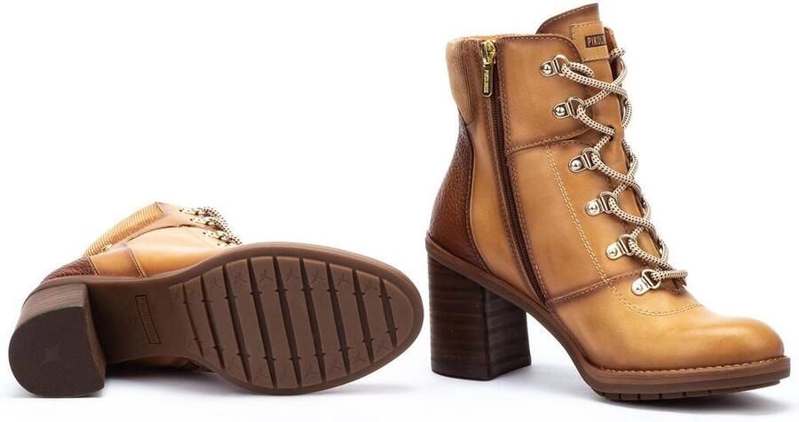Pikolinos Stijlvolle leren enkellaarzen Brown Dames - Foto 4