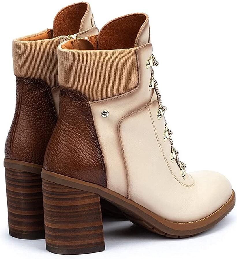 Pikolinos Stijlvolle leren enkellaarzen voor dames White Dames - Foto 3