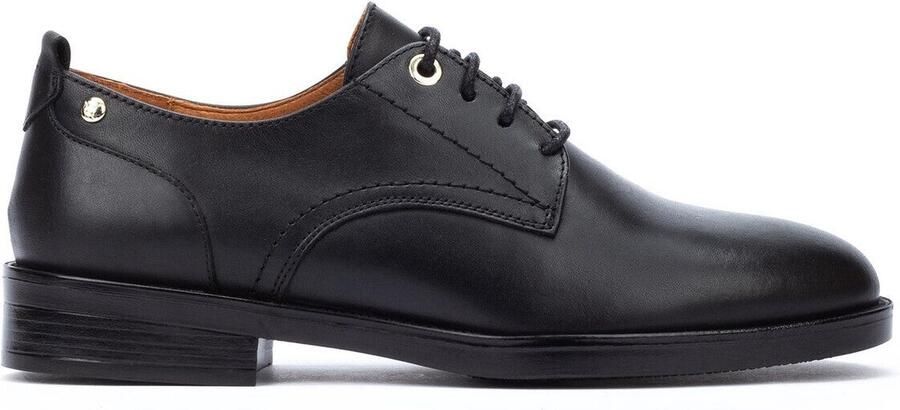 Pikolinos Puertollano dames veterschoen Zwart