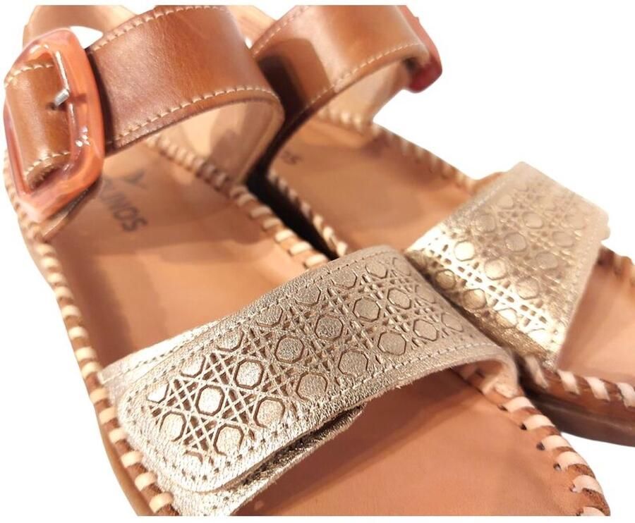 Pikolinos Sandaal Cadaques W8K 0555 Brandy Bruin Brons Combi - Foto 2