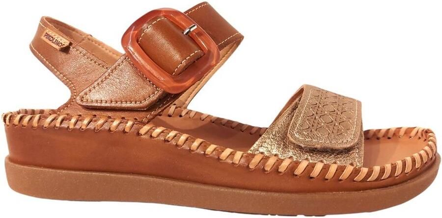 Pikolinos Sandaal Cadaques W8K 0555 Brandy Bruin Brons Combi - Foto 2