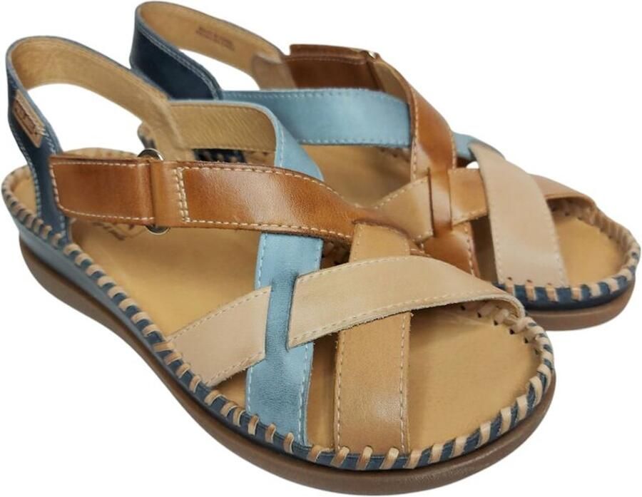 Pikolinos Sandaal Cadaques W8K-0741 Pacific Bauw Bruin Combi