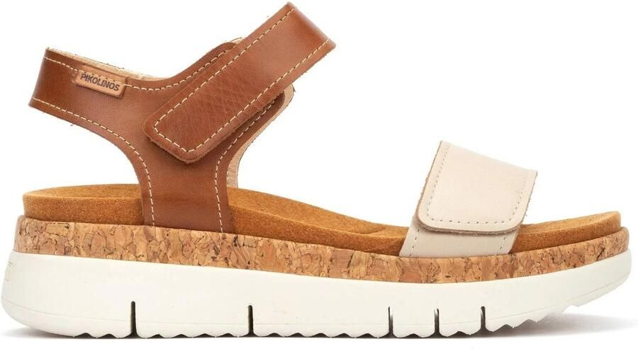 Pikolinos Palma leren sandalen beige bruin beige - Foto 2