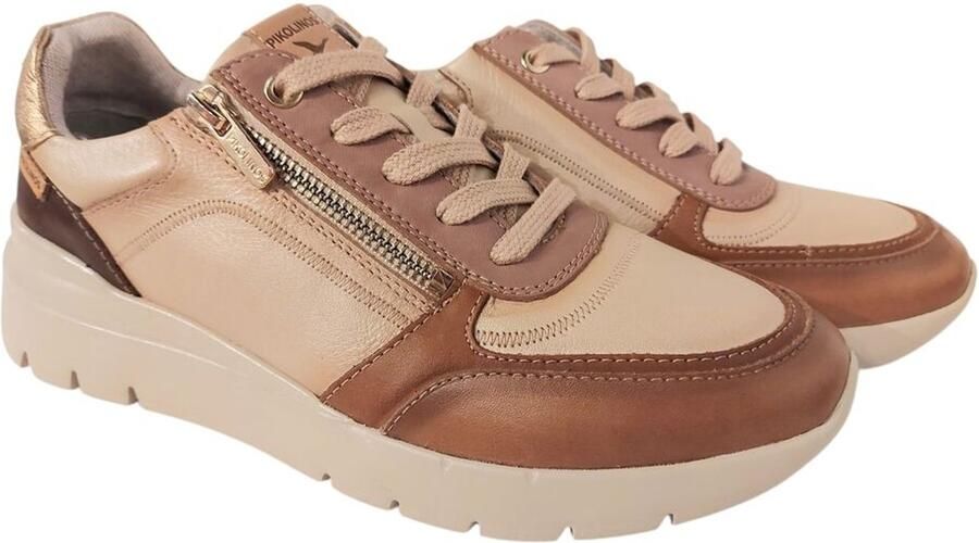 Pikolinos Sneaker Cantabria W4R-6524CP Marfil Bruin Roze Combi - Foto 2