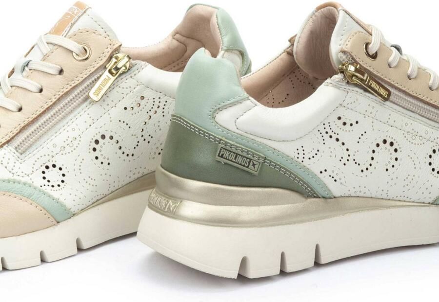 Pikolinos Sneaker Cantabria W4R 6622 Off White Groen Combi - Foto 2