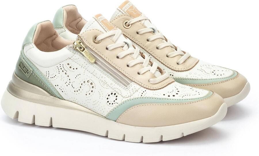 Pikolinos Sneaker Cantabria W4R 6622 Off White Groen Combi