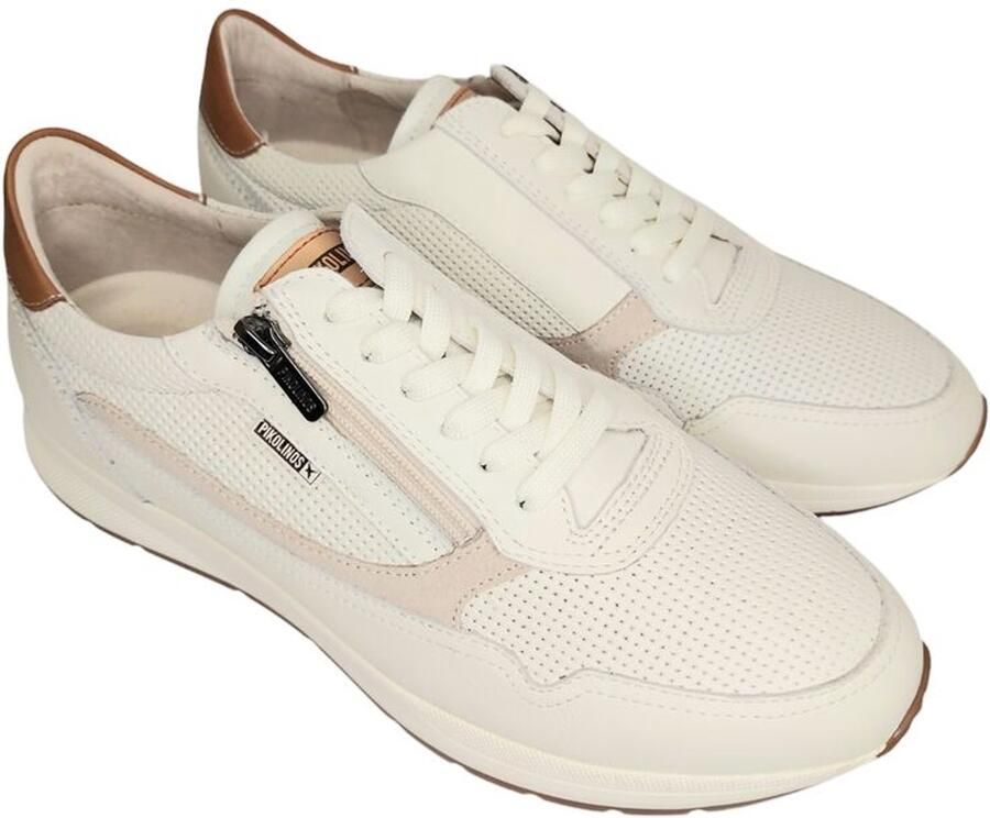 Pikolinos Off White Herensneaker Lichtgewicht & Comfortabel Beige Heren