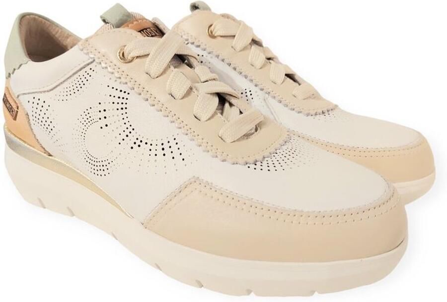 Pikolinos Sneaker Rueda W2A-6553 Wit Zand Combi