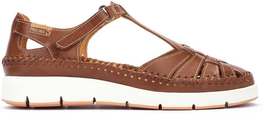 Pikolinos Bruine leren sleehak sandaalcollectie