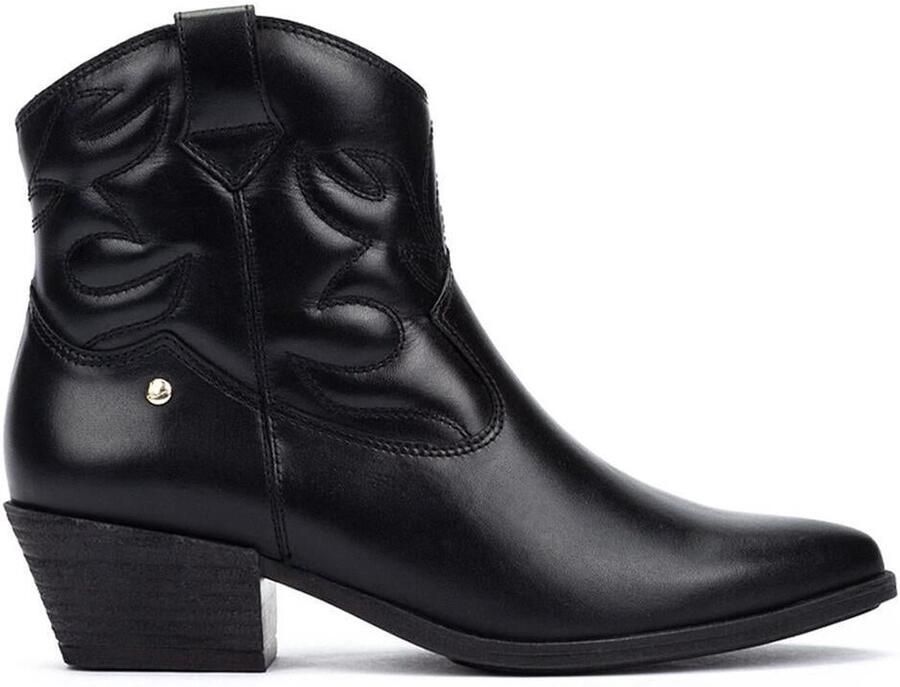 Pikolinos Zwarte enkellaarsjes voor vrouwen