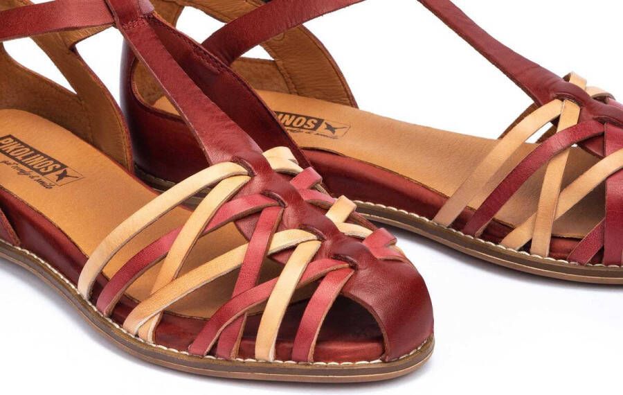 Pikolinos TALAVERA W3D Sandia dames sandaal Rood Mix