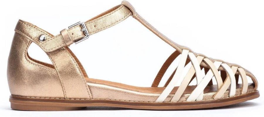 Pikolinos TALAVERA W3D Champagne dames sandaal goud - Foto 4