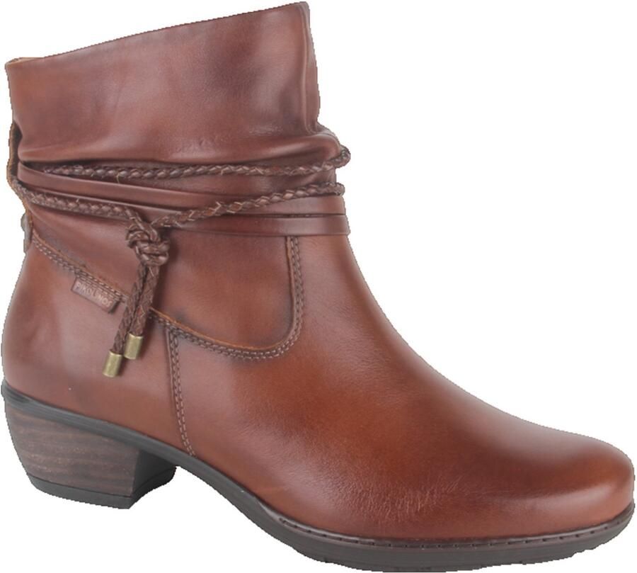 Pikolinos W7P-8500 CUERO dames enkellaarzen gekleed bruin