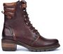 Pikolinos Vetersluiting enkel laars Donkerbruin Brown Dames - Thumbnail 1