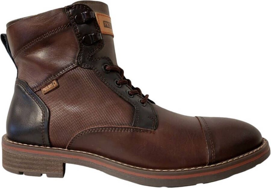 Pikolinos Bruine Herenlaarzen M2M-8016 Bruin Heren