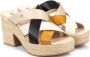 Pikolinos SAN Juan Dames Sandalen Mosterd Multicolor Dames - Thumbnail 1